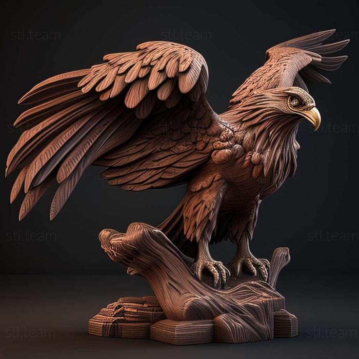 3D модель 3д модель орла (STL)
